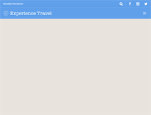 Tablet Screenshot of bookwithexperiencetravel.com